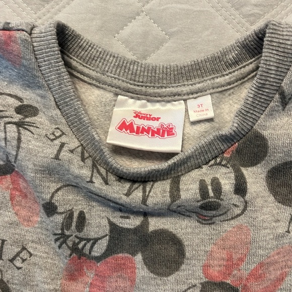 3T Minnie Mouse Sweatershirt Dress - Picture 3 of 6